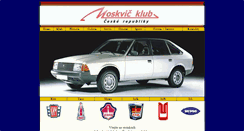 Desktop Screenshot of moskvichklub.cz